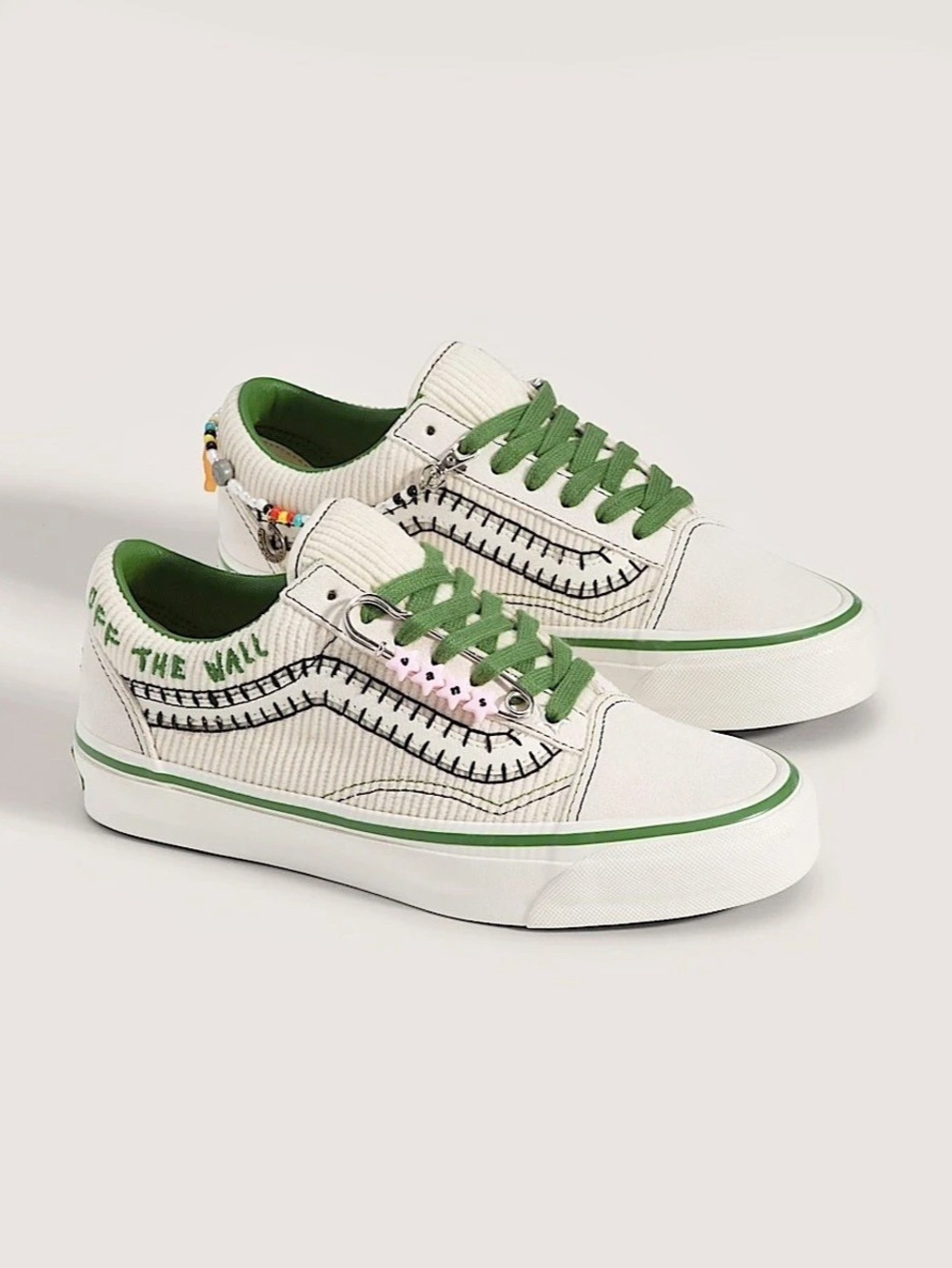 Vans Premium Old Skool Charms Cream Cocona Sneakers